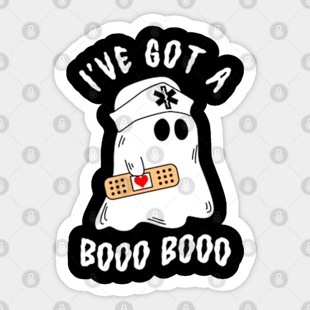 I've Got A Booo Booo Sticker by Three Meat Curry